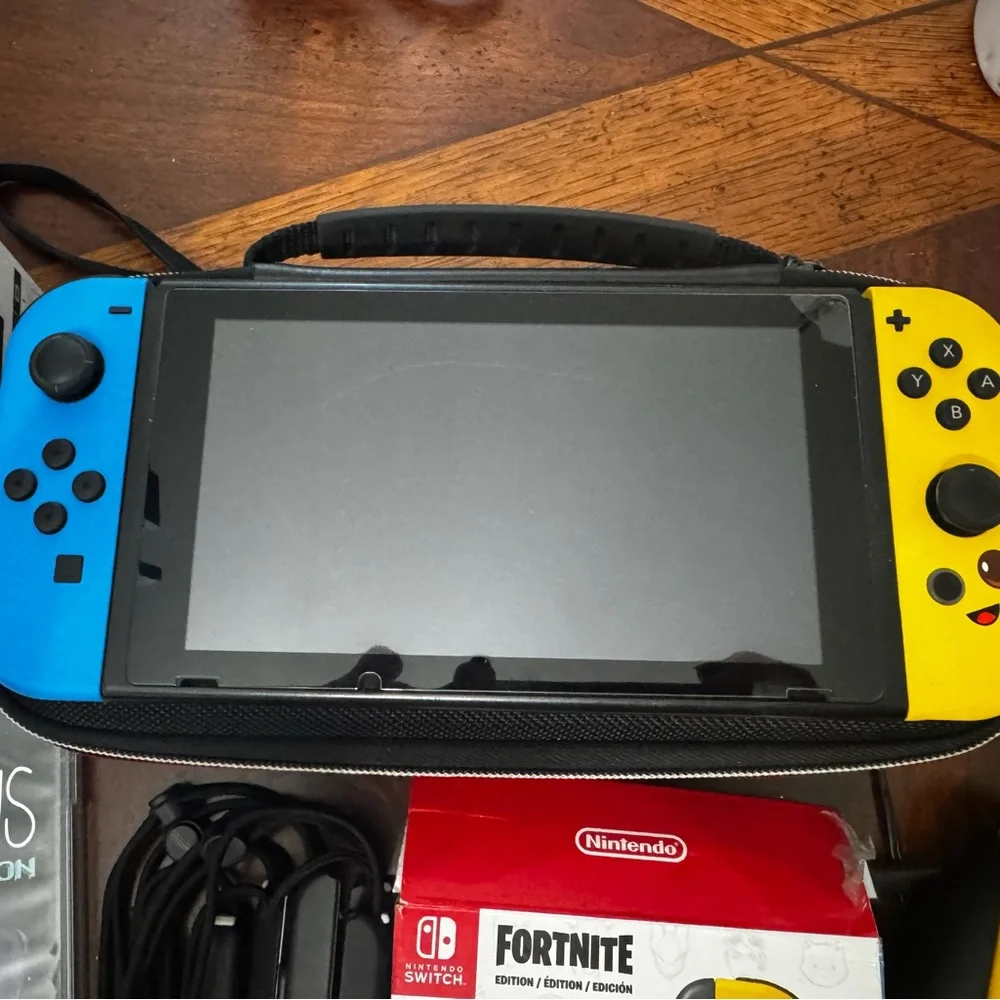 Nintendo Switch Fortnite Edition - Black, Blue, and Red - Picture 4 of 11